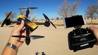 JXD 518 Beginners GPS HD Camera FPV Quadcopter Flight Test Review [upl. by Nnaharas]