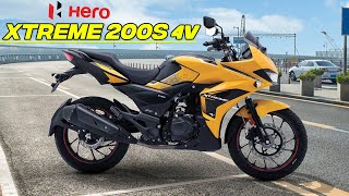 New Hero Xtreme 200s 4V 2024 Model Review Amezing Bike in Low Price [upl. by Anauqahc]