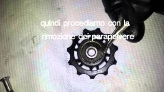 Manutenzione Pulegge cambio Sram X9 [upl. by Hosea]