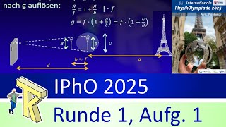 IPhO 2025 Lösungen zu Aufgabe 1 [upl. by Ennaharas]