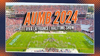 Auburn University Marching Band  Viva La France  2024 HALFTIME  4K FULL SHOW [upl. by Ahcim]