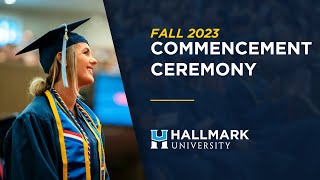 Hallmark University Fall 2023 Commencement Ceremony [upl. by Iamhaj]