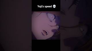 Yuji is faster than flash💀🙏 anime yujiitadori jujutsukaisen gojo [upl. by Killam]