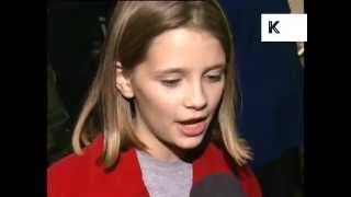 Young Mischa Barton 1997 Lawn Dogs London Premiere Interview Archive Footage [upl. by Leann500]