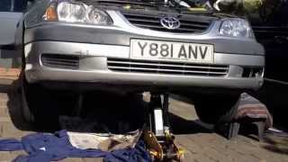 Oil filter change TOYOTA D 4D Avensis [upl. by Etteniuq]