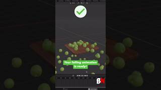 How to make Falling Animation in Blender 3d shorts blender [upl. by Sasha]