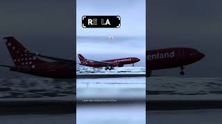 Great Greenland Greaser Air Greenland A330800neo First Arrival at Nuuk International [upl. by Vashtia179]