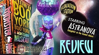 Monster High Boo York Astranova Floatation Station Doll Playset Review amp Unboxing [upl. by Zirtaeb]