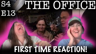 The Office  S4 E13  quotDinner Partyquot  FIRST TIME REACTION [upl. by Annanhoj]