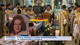 Stela Popescu a fost înmormântată la Mănăstirea Cernica [upl. by Niasuh224]