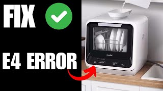 Comfee Dishwasher e4 error  How To Fix [upl. by Irrek139]