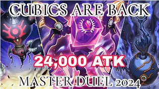 CUBIC DECK GAMEPLAY WITH 24000 ATK  YUGIOH MASTER DUEL [upl. by Monteith]