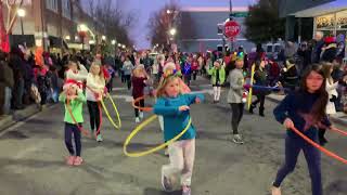 Hoopsters in Greenville Christmas Parade 2019 [upl. by Mackey]