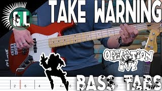 Operation Ivy  Take Warning  Bass Cover With Tabs in the Video [upl. by Malena]