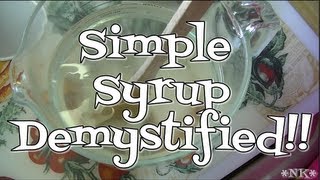 Simple Syrup Recipe  Noreens Kitchen Basics [upl. by Adlei]