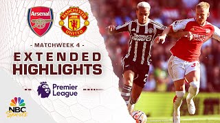 Arsenal v Manchester United  PREMIER LEAGUE HIGHLIGHTS  932023  NBC Sports [upl. by Eladroc]