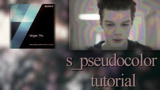 spseudocolor tutorial  sony vegas [upl. by Ahgiela]