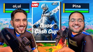 Gameplay de Cash Cup DUOS pra vc assistir Jantando ft Pina [upl. by Sivatnod882]