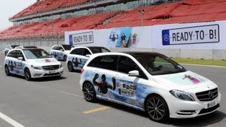 Mercedes B Class Track Test Drive Review At BIC Formula 1 Track [upl. by Gnuoy993]