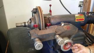 Using the Ammco Brake Lathe [upl. by Arline67]