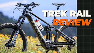 Trek Rail Review  A Plush Powerful amp Frustratingly NearPerfect Electric Mountain Bike [upl. by Aneg]