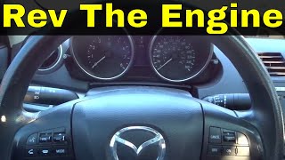 How To Rev The Engine In An Automatic CarDriving Tutorial [upl. by Nayr805]