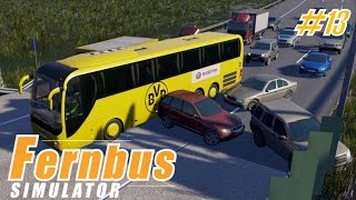 FERNBUS SIMULATOR 13 ★ BvB Mannschaftsbus auf Tour I Hamburg  Kiel DeutschHD [upl. by Jackqueline]