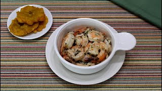 Shrimp in Garlic Sauce Camarones al Ajillo [upl. by Itsym]