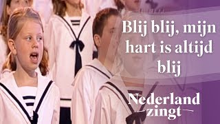 Blij blij mijn hart is altijd blij  Nederland Zingt [upl. by Eelessej]