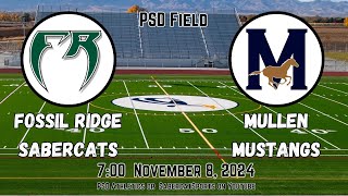 Rescheduled First Round Playoffs Fossil Ridge vs Mullen [upl. by Pacifa]