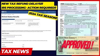 2024 IRS TAX REFUND UPDATE  New Refunds 2025 Tax Season Delays Tax Processing [upl. by Lasala]