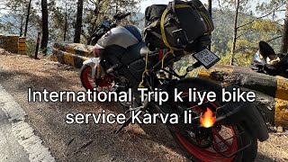 International Trip k liye bike service karva li🔥 youtube trendingvideo dailyvlog viralvideo [upl. by Aufmann857]