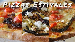 3 IDEES DE RECETTES PIZZAS  Garniture Pizza Végétarienne [upl. by Tala]