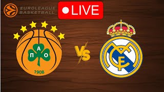 🔴 Live Panathinaikos vs Real Madrid  EuroLeague 20232024  Live Play by Play Scoreboard [upl. by Eicyaj480]