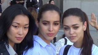 Top Model Zhenya KATAVA  Paris July 3 2017 Fashion Week  RalphampRusso [upl. by Afaw]