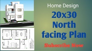 20X30 North Facing House Plan [upl. by Bayer853]