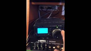 Yaesu ft897d AM reception  broadcasting [upl. by Edrahc970]