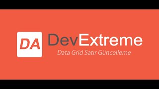 Devextreme data grid satır güncelleme işlemi [upl. by Briggs]