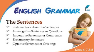 English Grammar for Class 6 7 8 Chapter the Sentence [upl. by Suhcnip498]