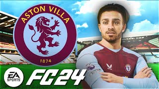 Aston Villa Realistic Rebuild in FC 24 [upl. by Yluj]