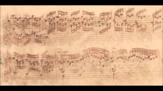 Bach Manuscript  The WellTempered Clavier Prelude and Fugue No2 in C minor BWV 847 [upl. by Ynnam]