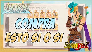 AFK Journey  COMPRA SIEMPRE ESTO y conseguirás ACABAR RÁPIDO TU REINIER  en Español [upl. by Mora]