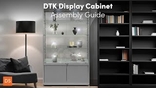 How to build our DTK Storage Display Cabinets with Storage  Step by Step Guide [upl. by Ardnuas258]