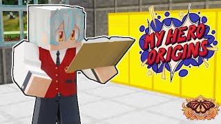 MY HERO ORIGINS 1  I Enrolled In Monarch Academy Minecraft Roleplay [upl. by Accber31]