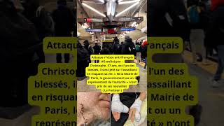 Attaque rciste antifrançais GareDeLyon  Christophe 57 ans est l’un des blessés il s’est jet [upl. by Asselem]