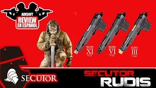 SECUTOR RUDIS Co2Gas Airsoft Review en Español 1080p  Test Shot [upl. by Nhoj19]