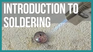 Introduction to Soldering Tutorial Jewelry Making  Beaducationcom [upl. by Llenehs]