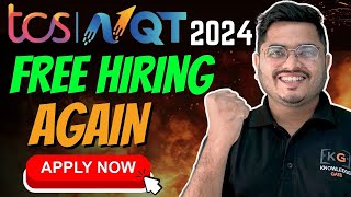 TCS Free NQT 2024 Batch Announced Again  TCS Hiring 2024 Batch  TCS NQT 2024 Batch Registration [upl. by Erret]