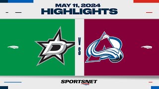 NHL Game 3 Highlights  Stars vs Avalanche  May 11 2024 [upl. by Ddene]