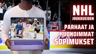 JParkkila 71  NHL joukkueiden parhaat ja huonoimmat sopimukset [upl. by Aidroc]